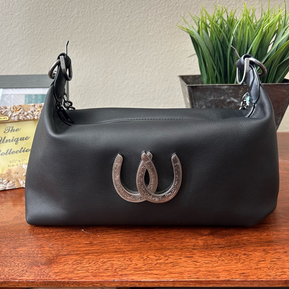 Understated Leather Lady Luck Handbag